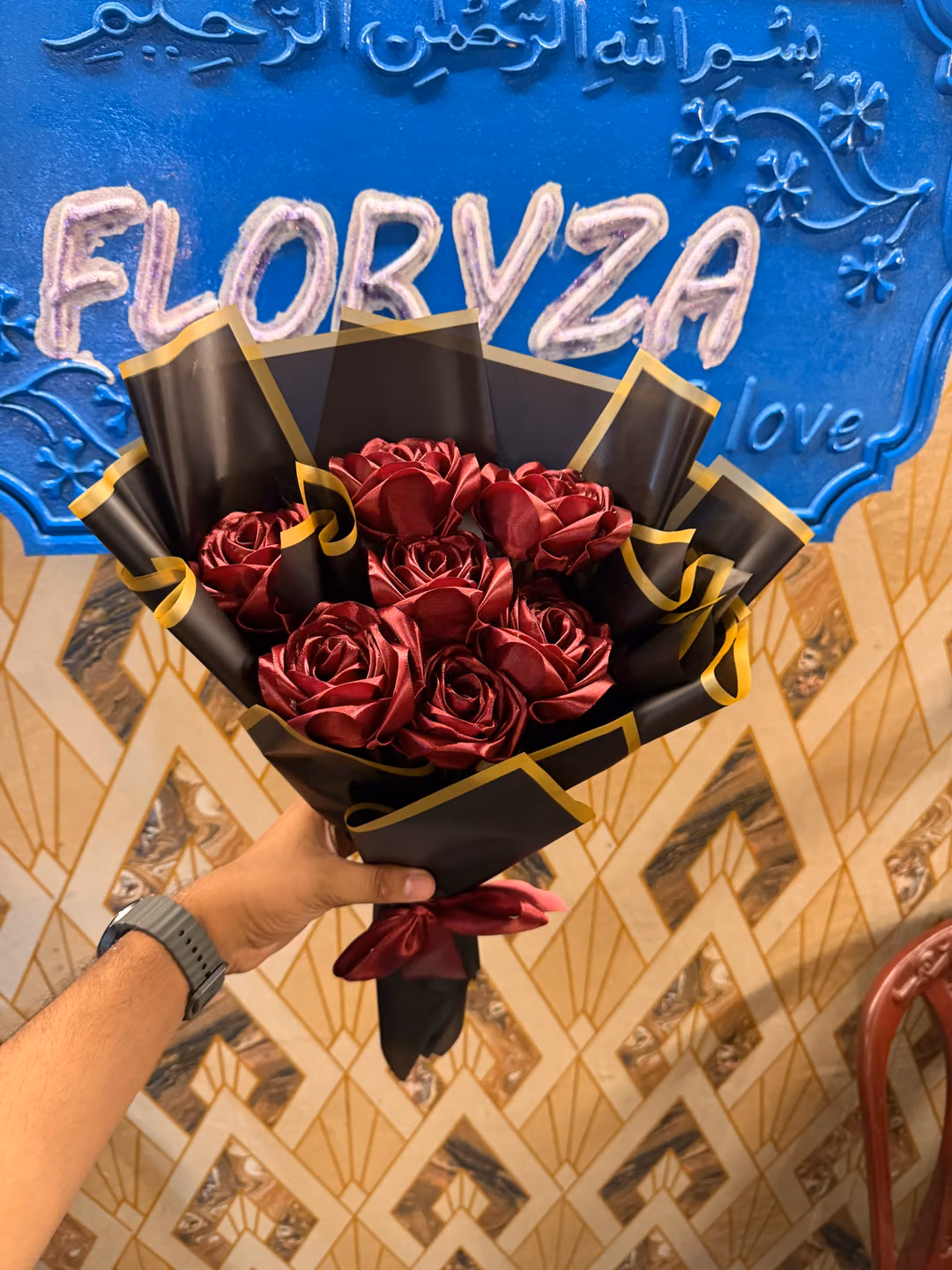 soft pink rose bouquet | elegant anniversary flowers dhaka — photo 1
