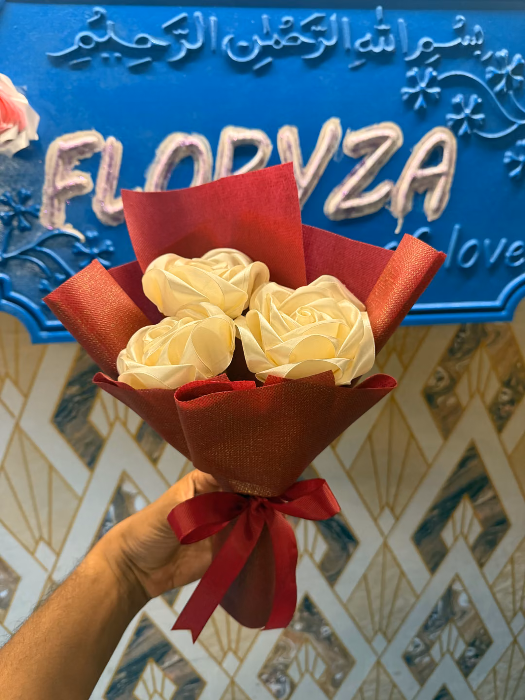 white rose bouquet petite | elegant white flowers delivery bangladesh — photo 2