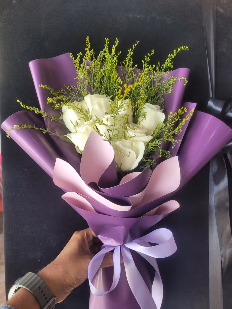 white boquet 