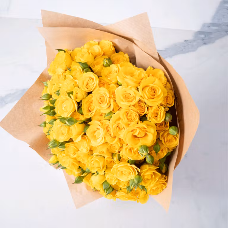 yellow mix rose 