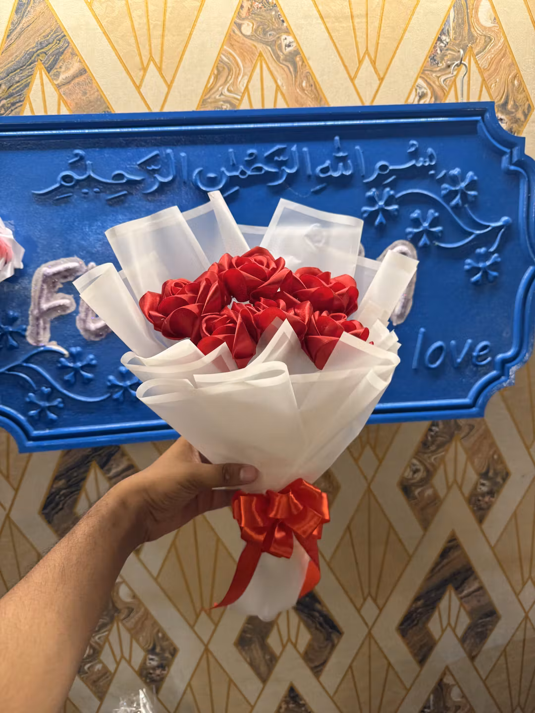 red rose bouquet