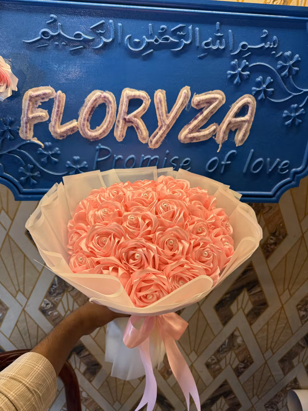 luxury pink flower arrangement grand