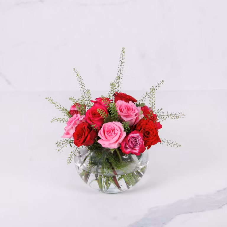 mix vase flower