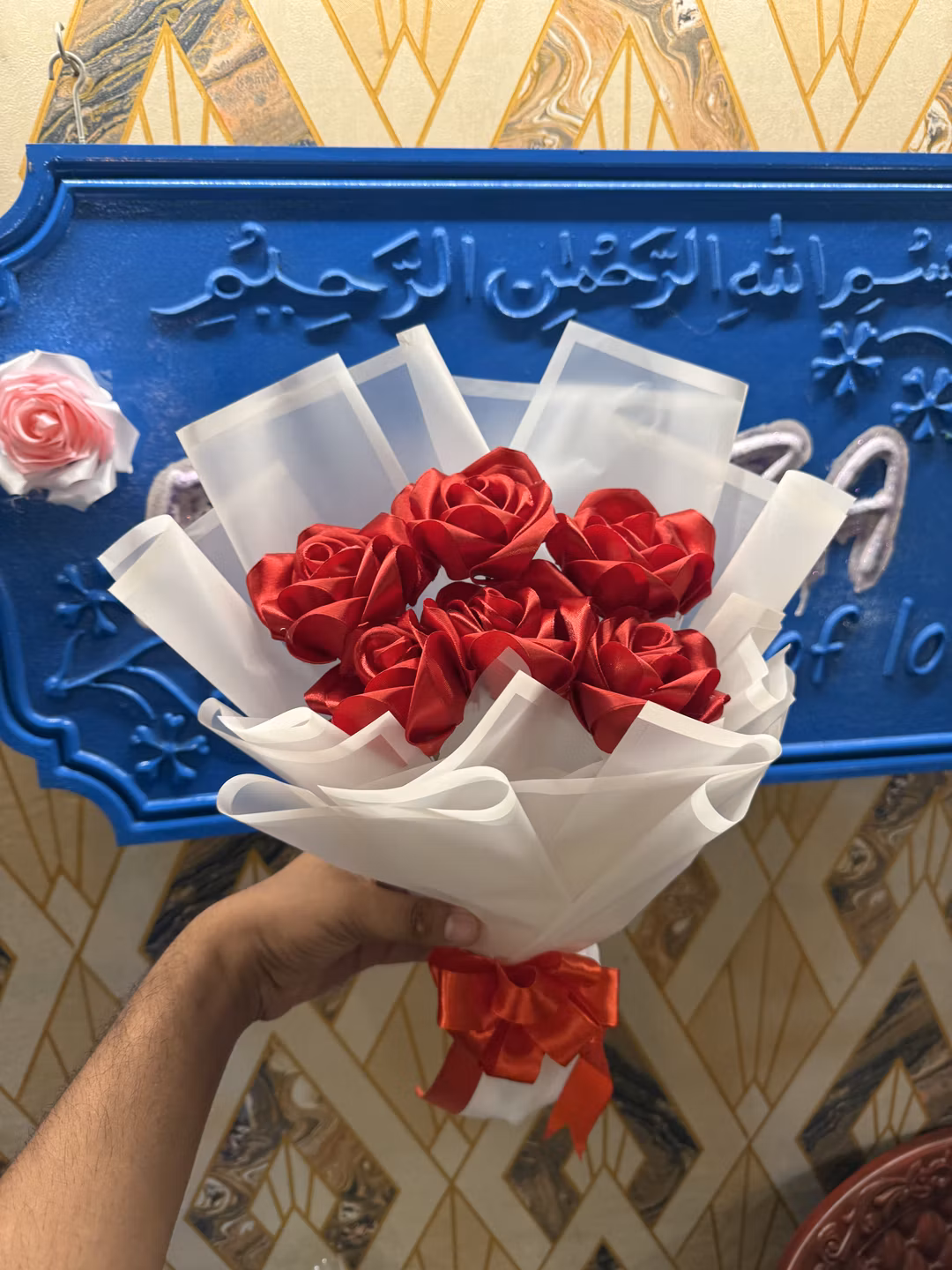 red rose bouquet
